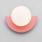 Modern Metal Wall Sconce With Selectable LED Glow