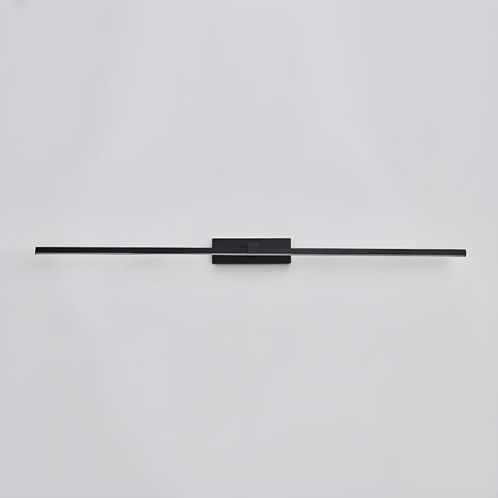 Modern Iron Linear Wall Sconce With Integrated LED for Hallway
