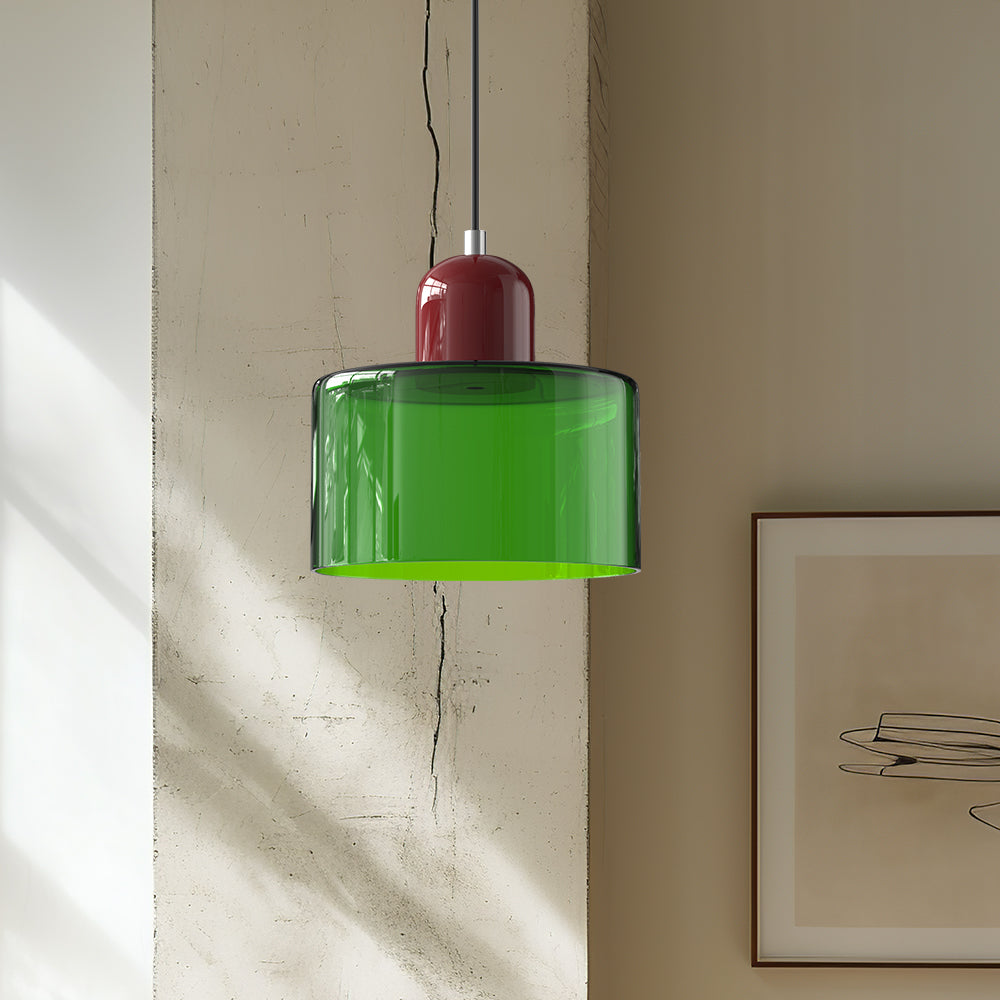 Bauhaus Glass E26 Pendant Light for Kitchen