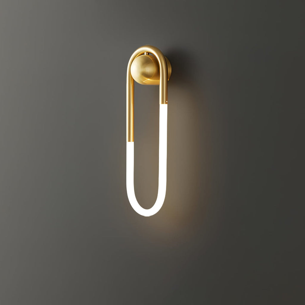 Minimalist Metal Wall Sconce for Living Room and Bedroom