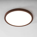 Minimalist Wood Flush Mount Ceiling Light With Slim Profile