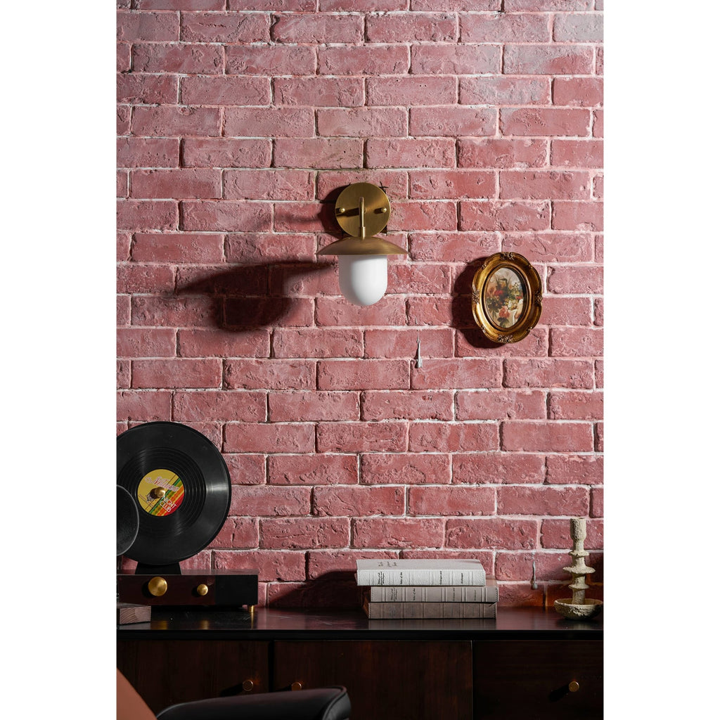 Modern Brass Wall Sconce for Living Room and Bedroom