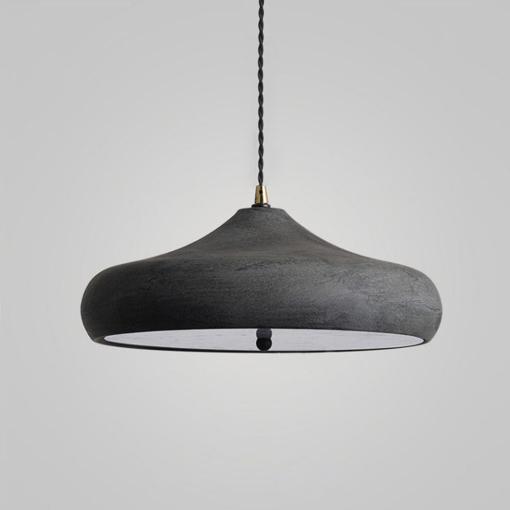 Modern Iron Pendant Light With Warm LED Glow