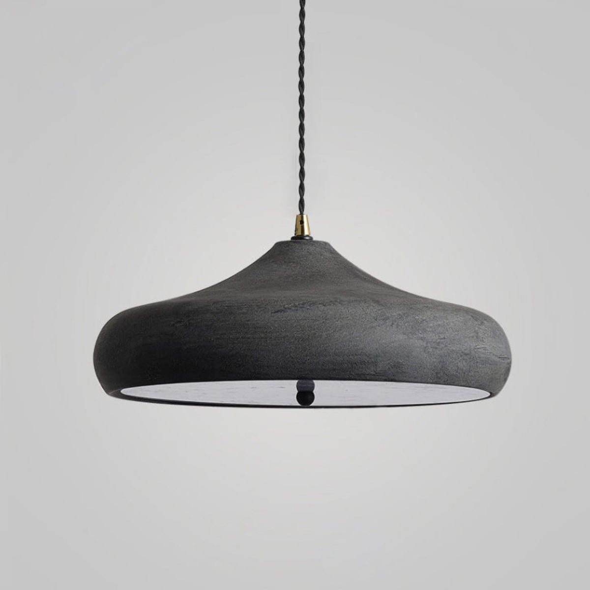 Modern Iron Pendant Light With Warm LED Glow