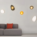 Modern Glass Wall Sconce With Warm Glass Shades