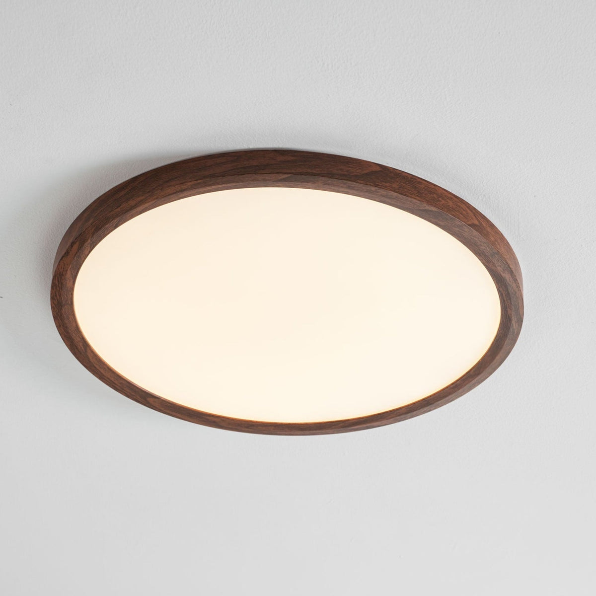 Minimalist Wood Flush Mount Ceiling Light With Slim Profile