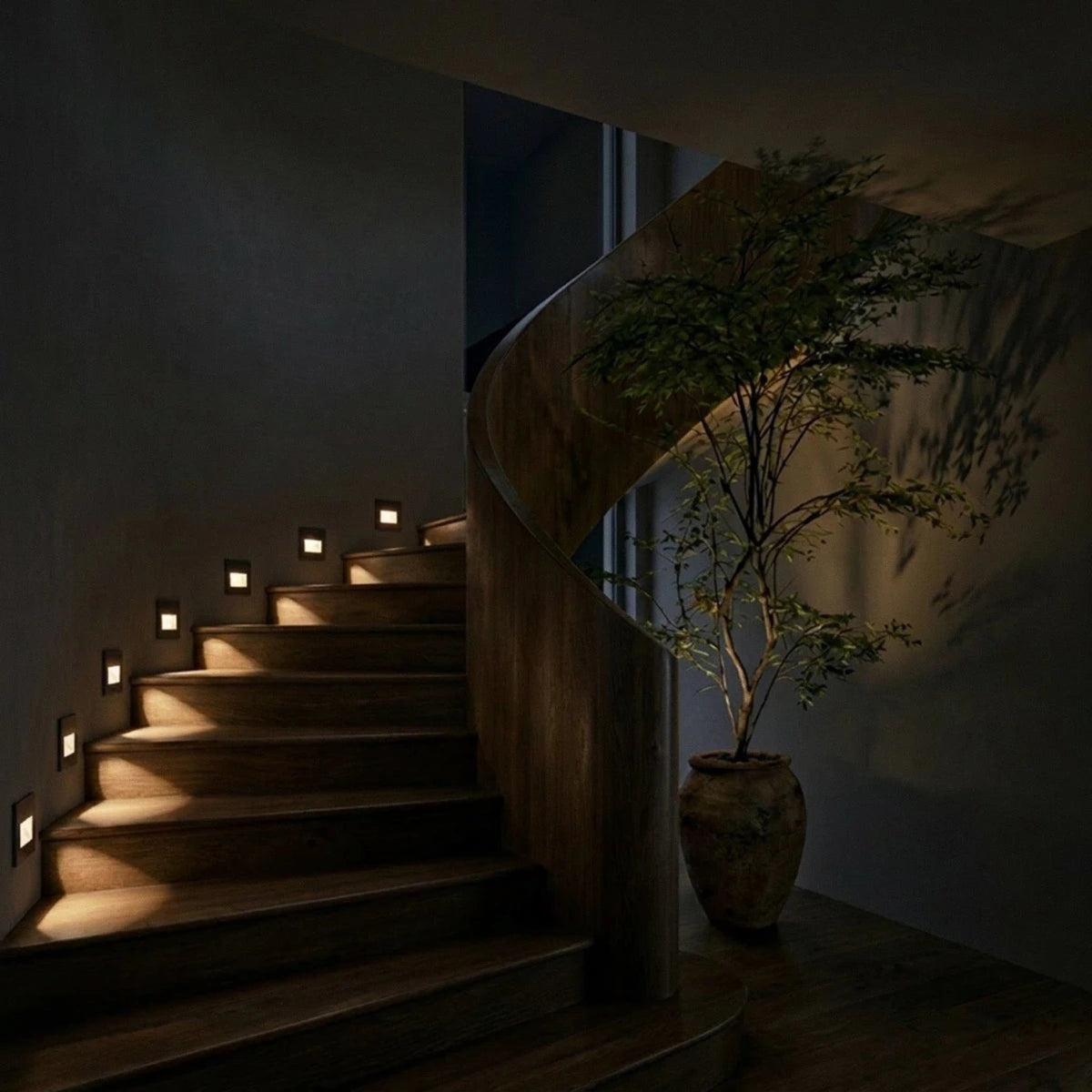 Minimalist Matte Plastic Wall Sconce for Hallway and Bedroom