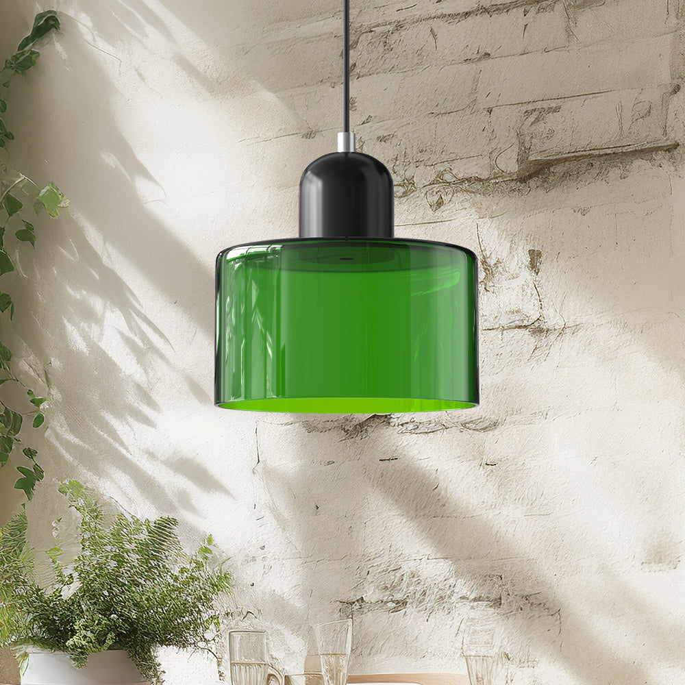 Bauhaus Glass E26 Pendant Light for Kitchen