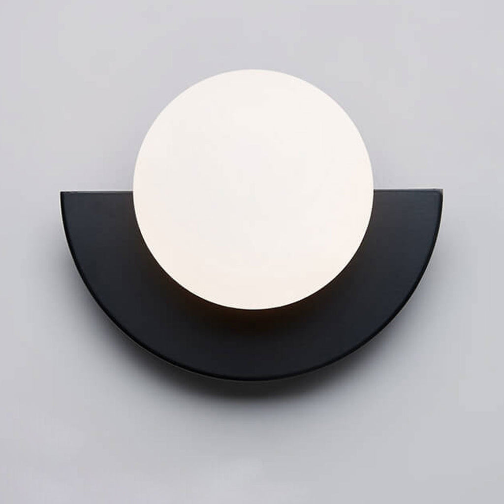 Modern Metal Wall Sconce With Selectable LED Glow