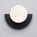 Modern Metal Wall Sconce With Selectable LED Glow