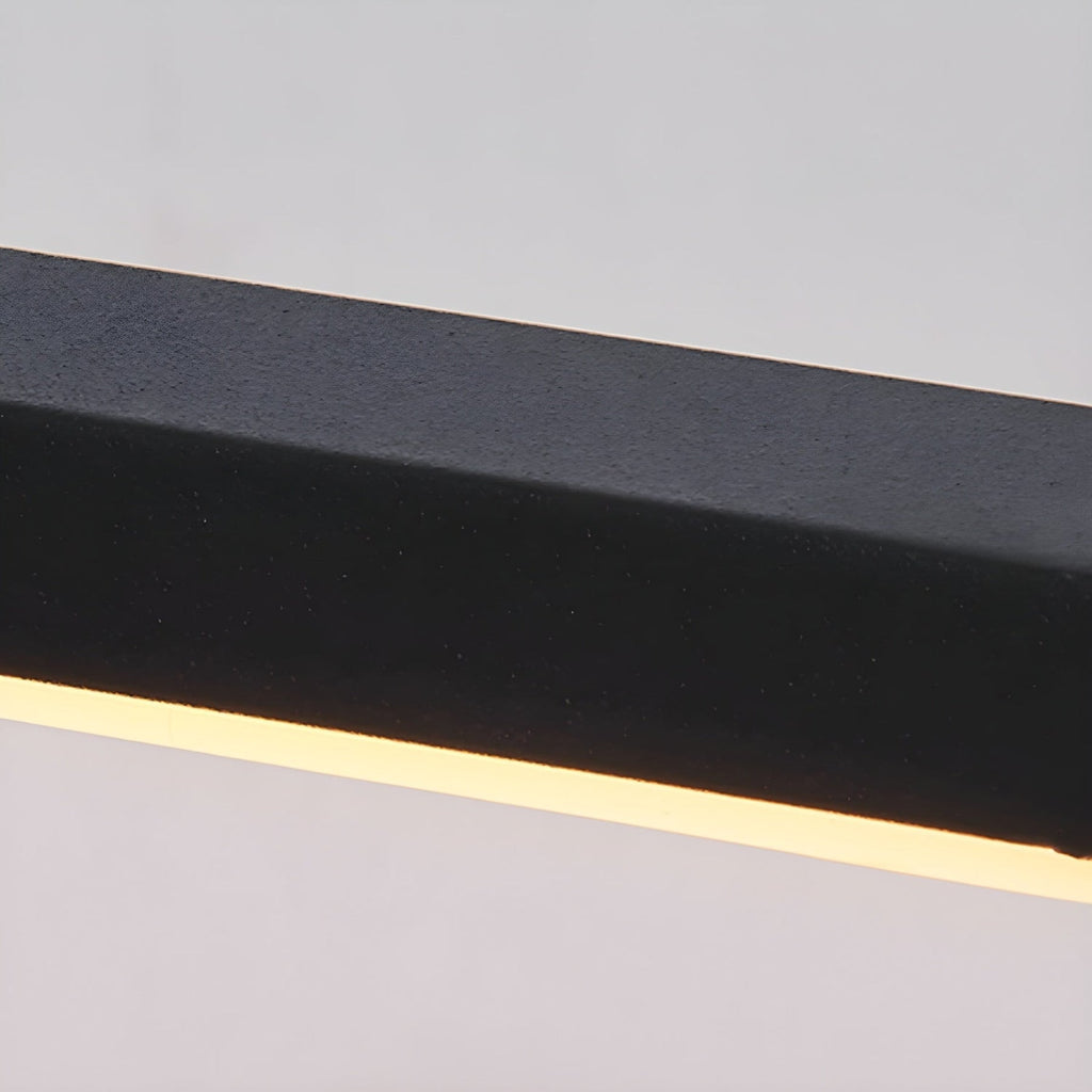 Modern Iron Linear Wall Sconce With Integrated LED for Hallway