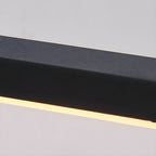 Modern Iron Linear Wall Sconce With Integrated LED for Hallway