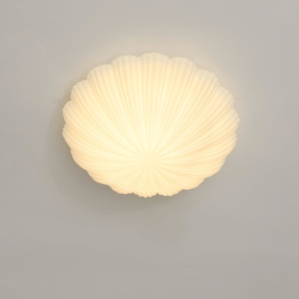 Modern Glass Flush Mount Ceiling Light
