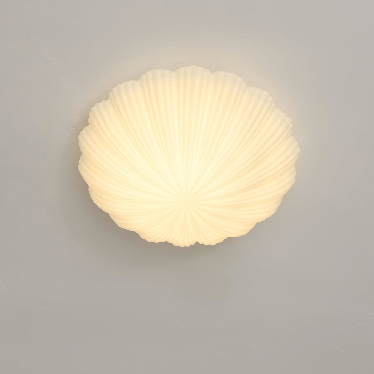 Modern Glass Flush Mount Ceiling Light