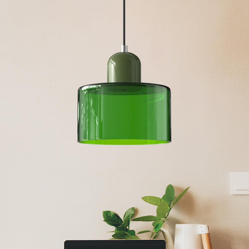 Bauhaus Glass E26 Pendant Light for Kitchen