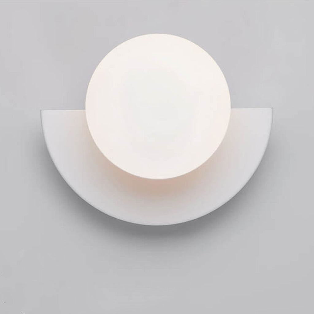 Modern Metal Wall Sconce With Selectable LED Glow