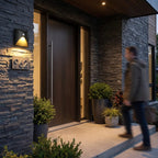 Modern Matte Metal Wall Sconce With Motion Sensor Option for Hallways
