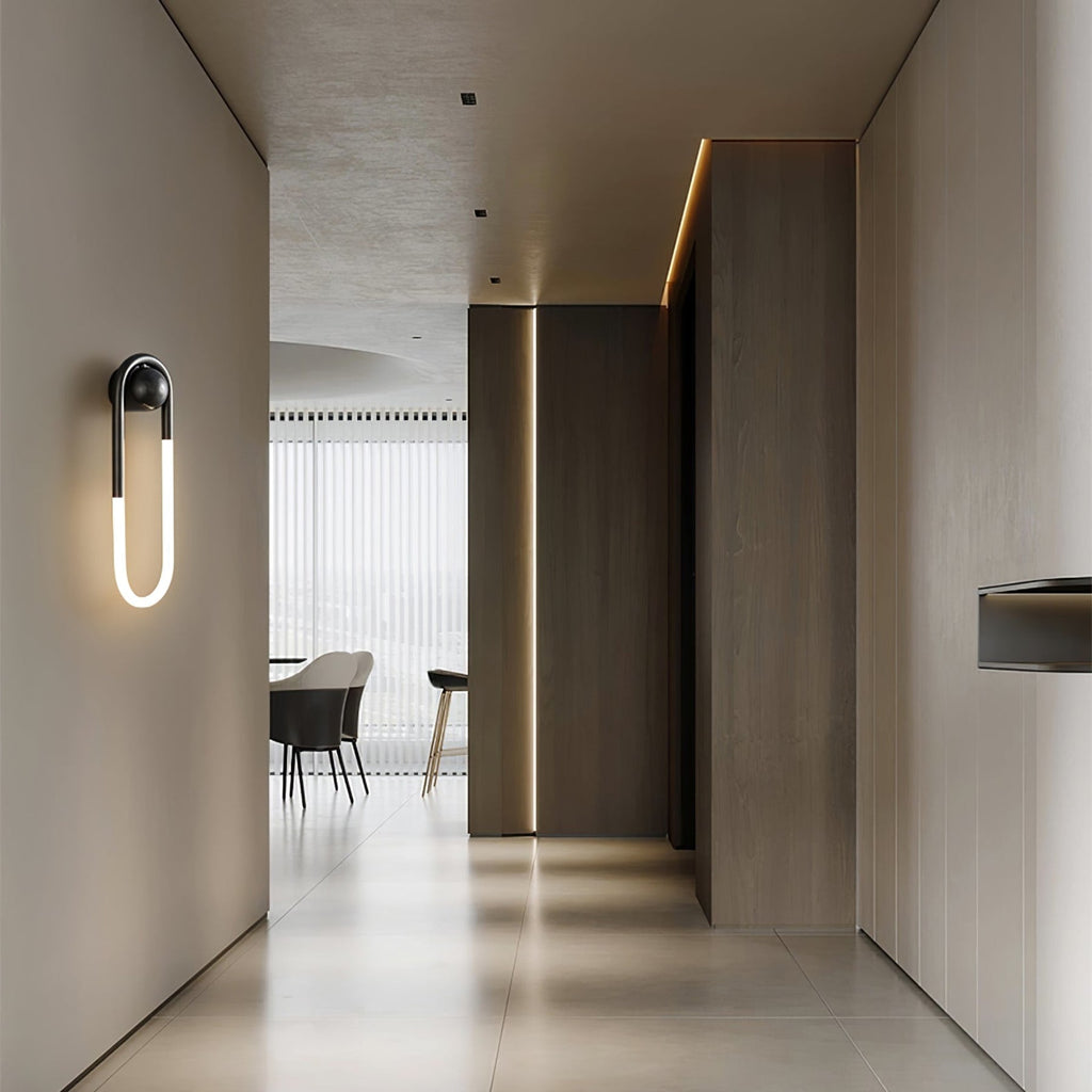 Minimalist Metal Wall Sconce for Living Room and Bedroom