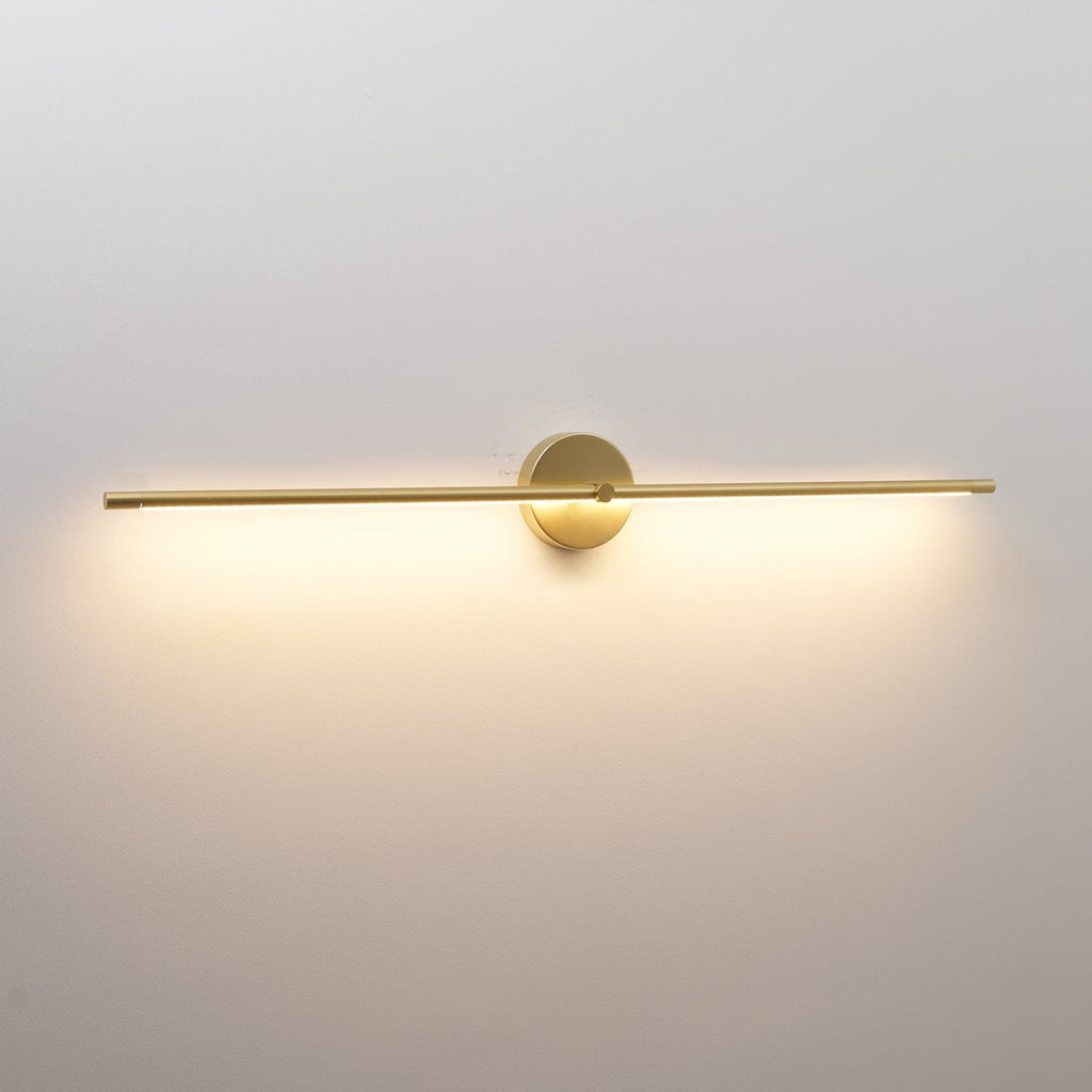 Minimalist Metal Linear Wall Sconce With Warm LED Glow