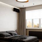 Modern Wood Flush Mount Ceiling Light for Living Room