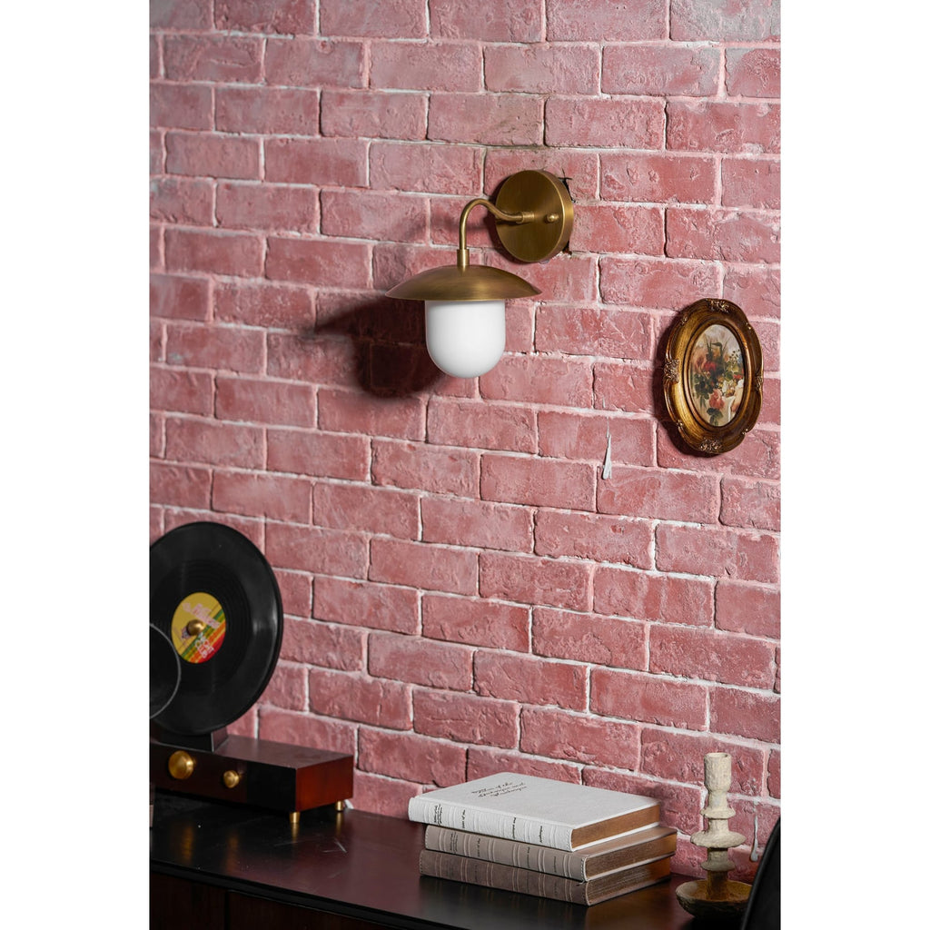 Modern Brass Wall Sconce for Living Room and Bedroom