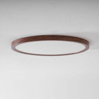Minimalist Wood Flush Mount Ceiling Light With Slim Profile
