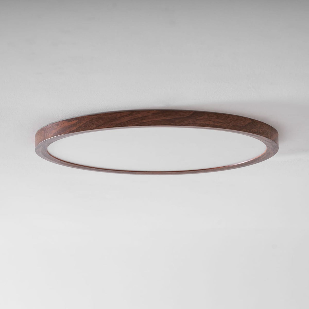 Minimalist Wood Flush Mount Ceiling Light With Slim Profile