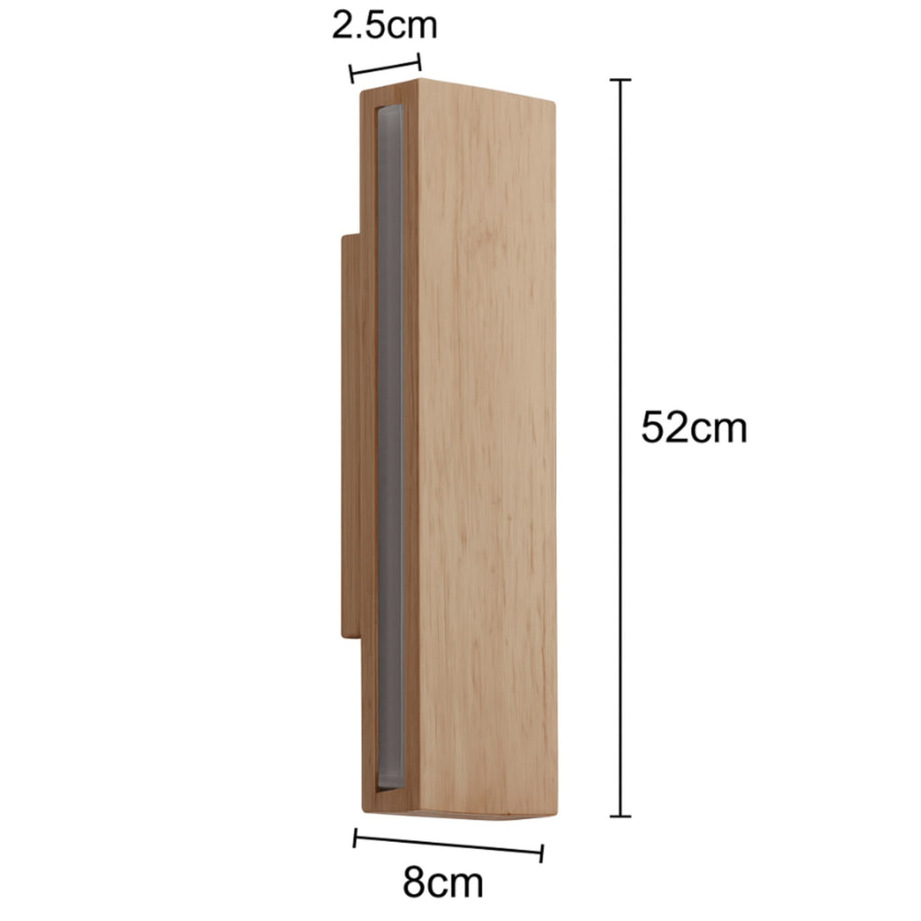 Modern Wood Wall Sconce for Living Room and Bedroom