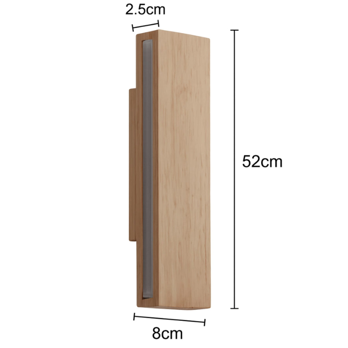 Modern Wood Wall Sconce for Living Room and Bedroom