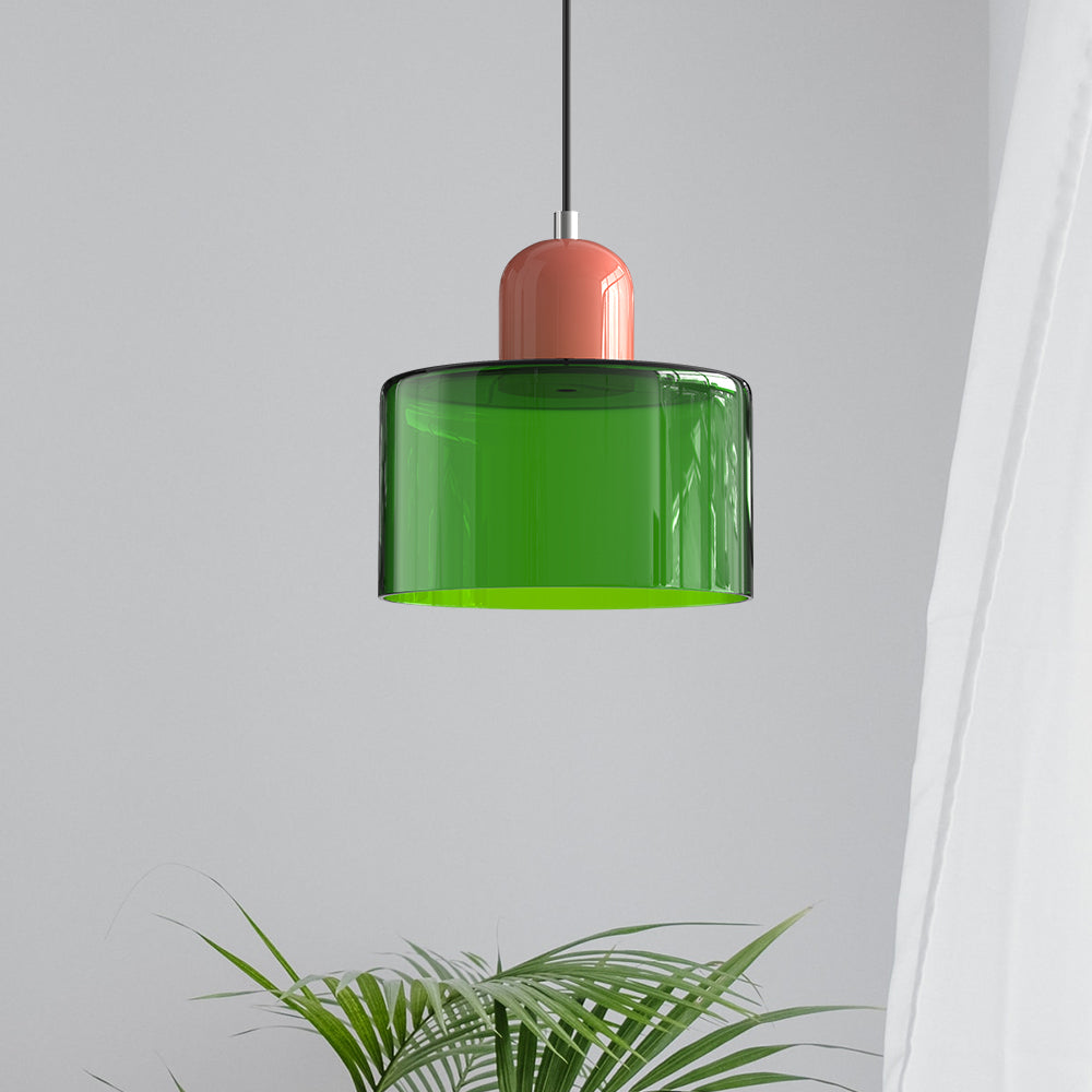 Bauhaus Glass E26 Pendant Light for Kitchen