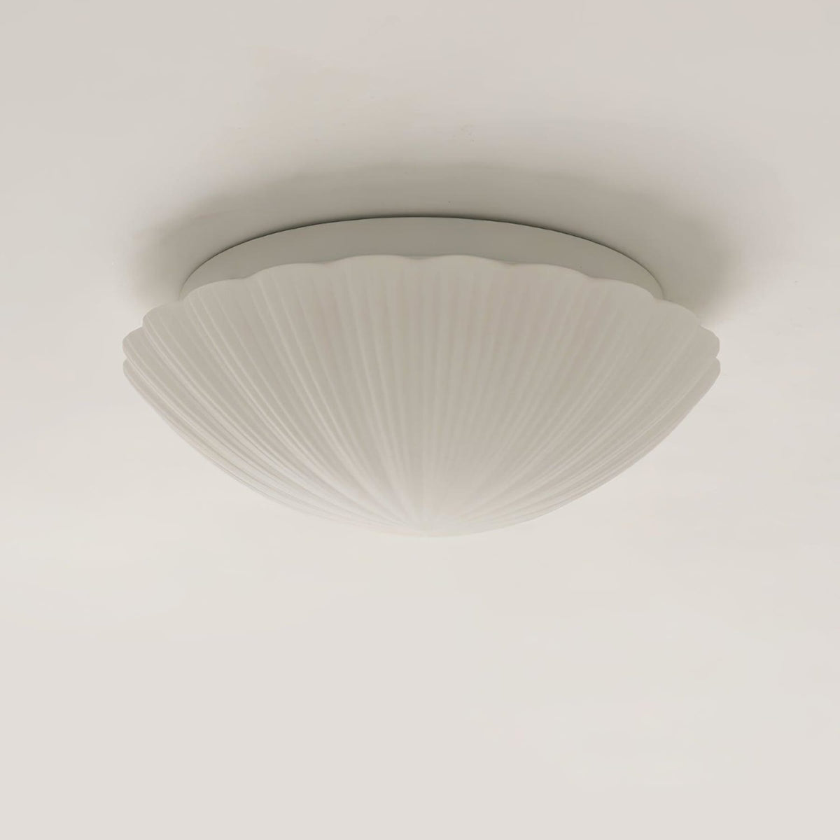 Modern Glass Flush Mount Ceiling Light