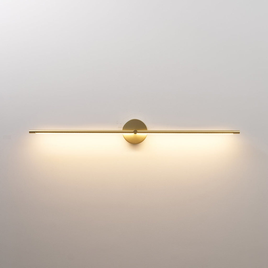 Minimalist Metal Linear Wall Sconce With Warm LED Glow