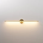 Minimalist Metal Linear Wall Sconce With Warm LED Glow