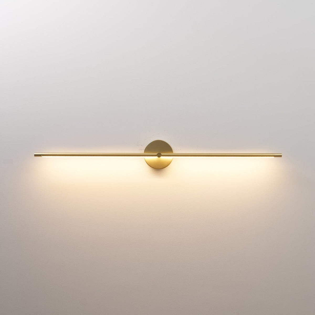 Minimalist Metal Linear Wall Sconce With Warm LED Glow