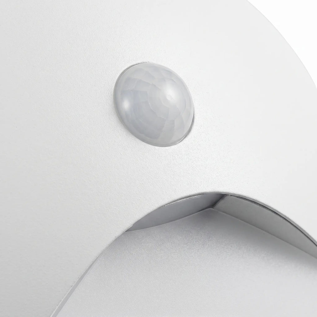Modern Matte Metal Wall Sconce With Motion Sensor Option for Hallways