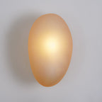 Modern Glass Wall Sconce With Warm Glass Shades