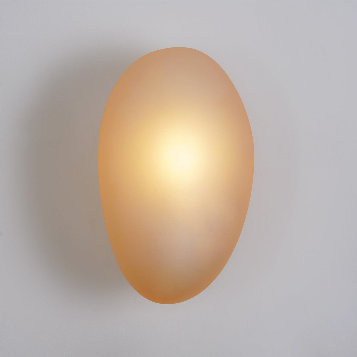 Modern Glass Wall Sconce With Warm Glass Shades