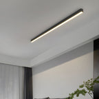 Minimalist Linear Metal Ceiling Light for Living Room