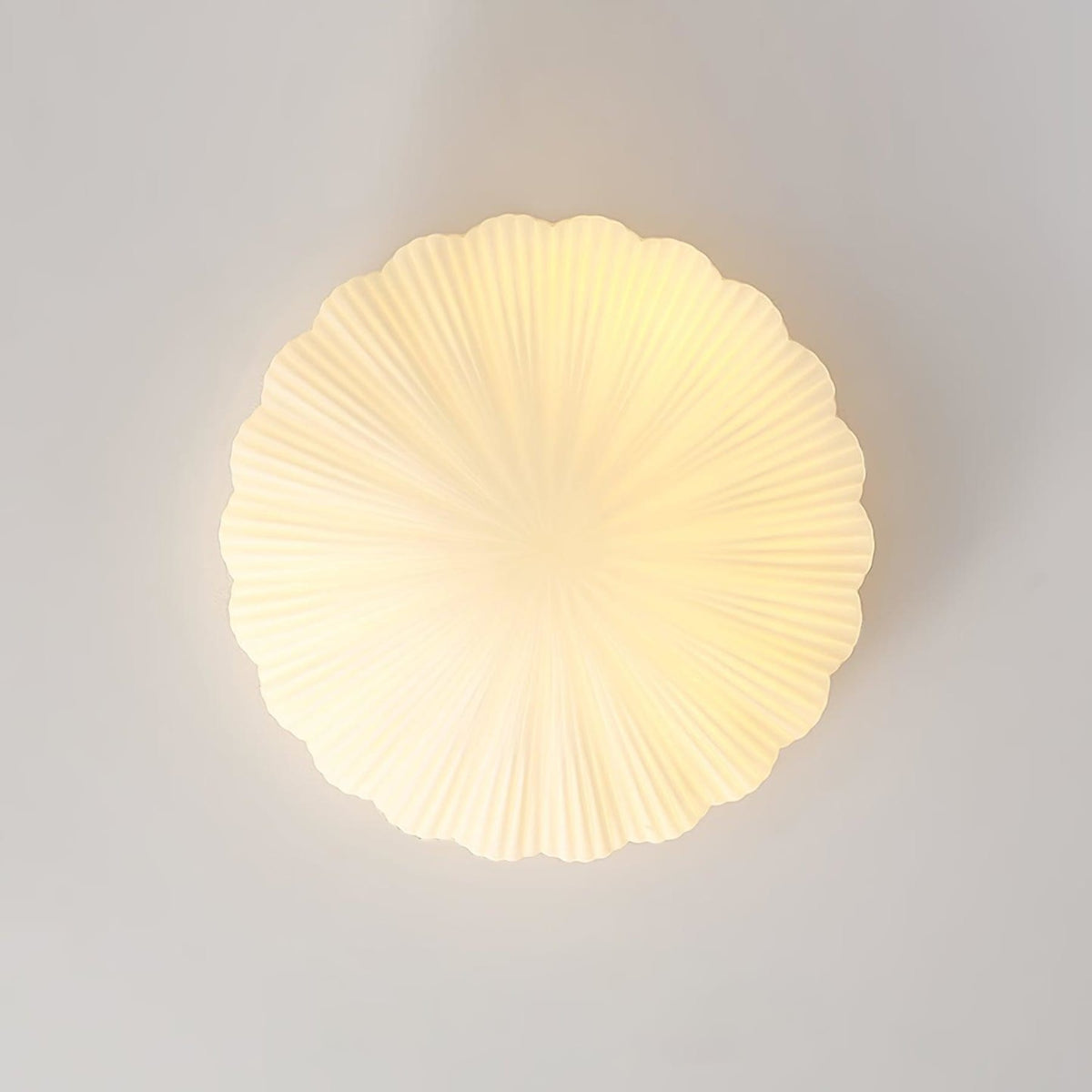 Modern Glass Flush Mount Ceiling Light