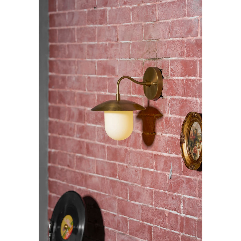 Modern Brass Wall Sconce for Living Room and Bedroom