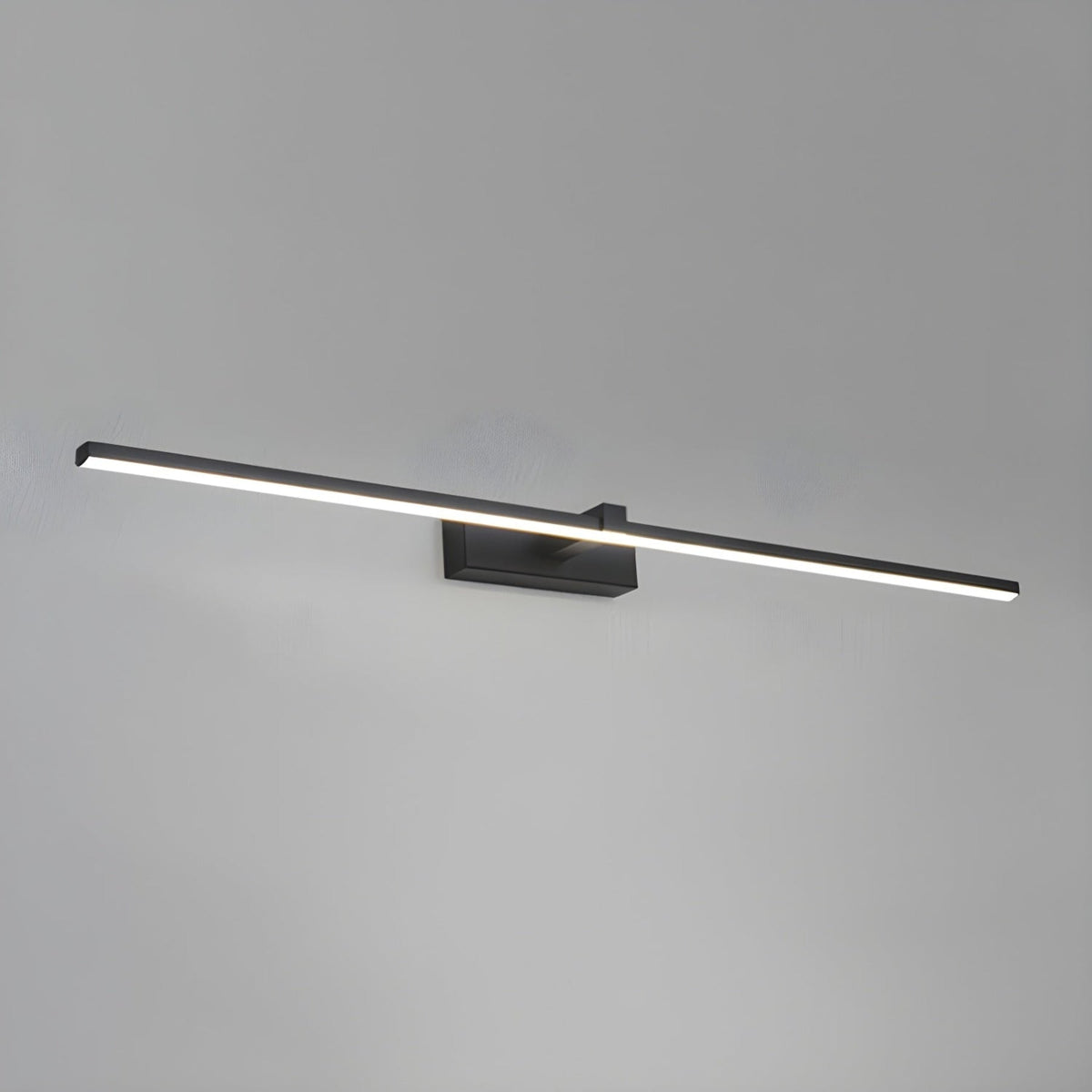 Modern Iron Linear Wall Sconce With Integrated LED for Hallway
