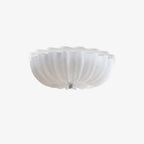 Vintage Glass Flush Mount Ceiling Light for Living Room