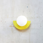 Modern Metal Wall Sconce With Selectable LED Glow