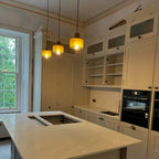 Bauhaus Glass E26 Pendant Light for Kitchen