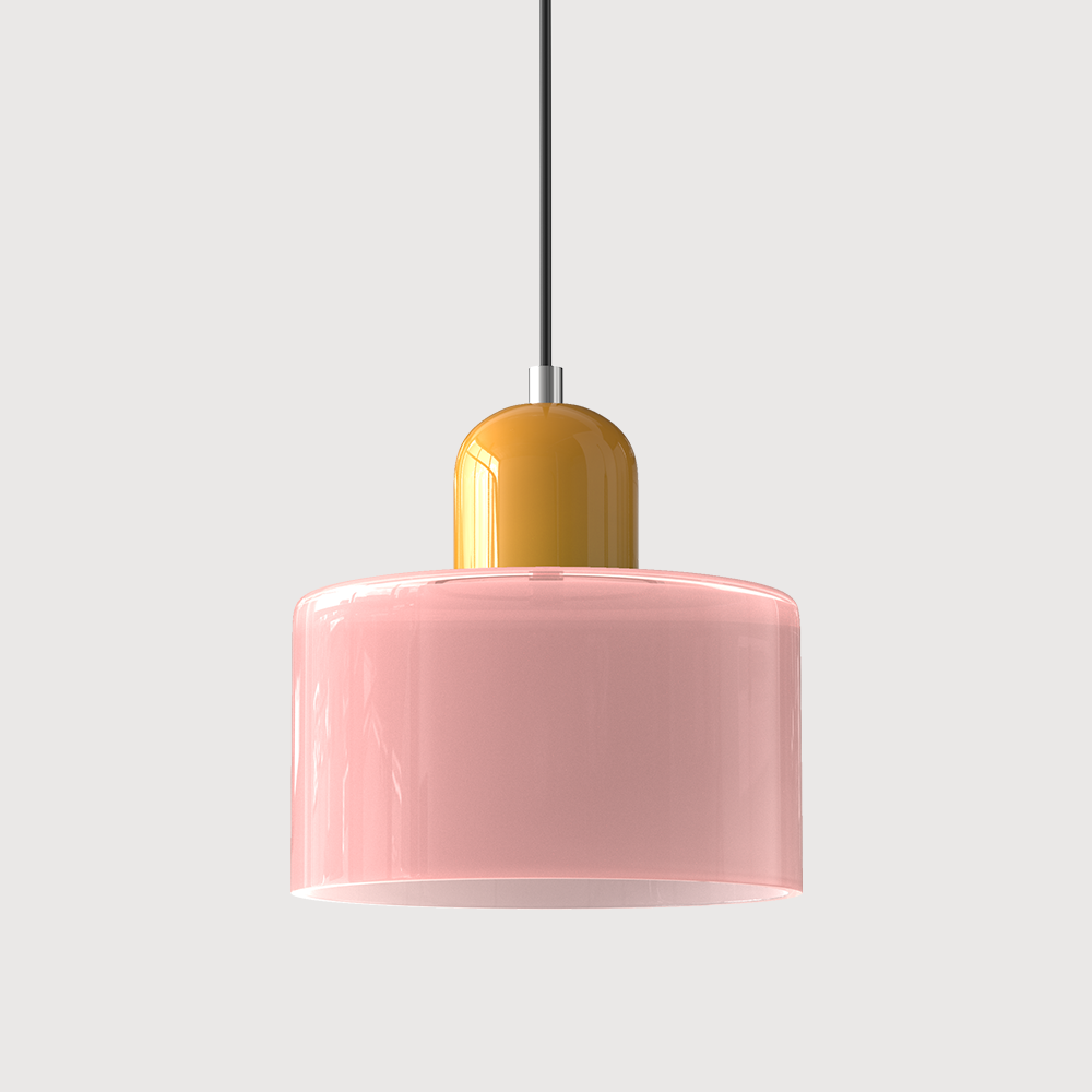 Bauhaus Glass E26 Pendant Light for Kitchen