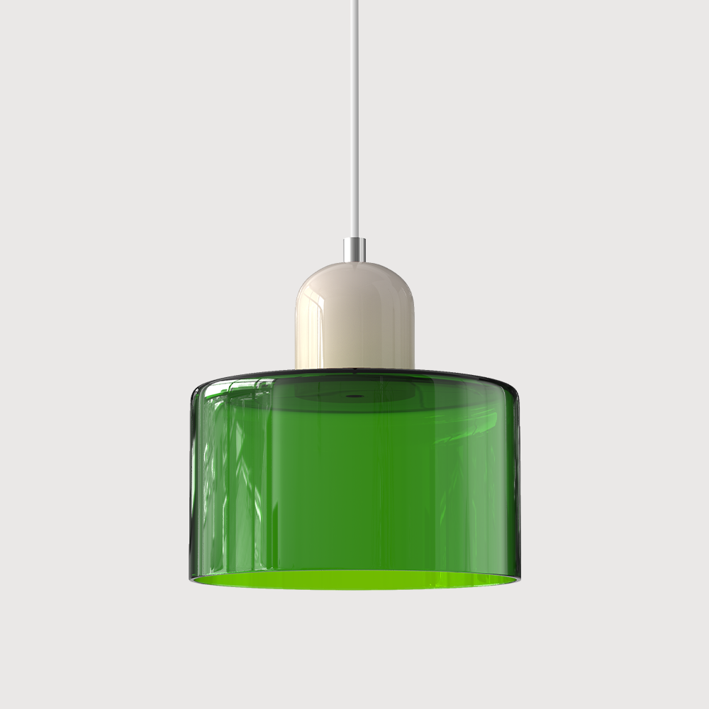 Bauhaus Glass E26 Pendant Light for Kitchen