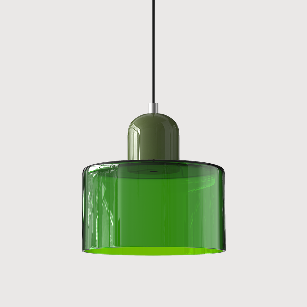 Bauhaus Glass E26 Pendant Light for Kitchen