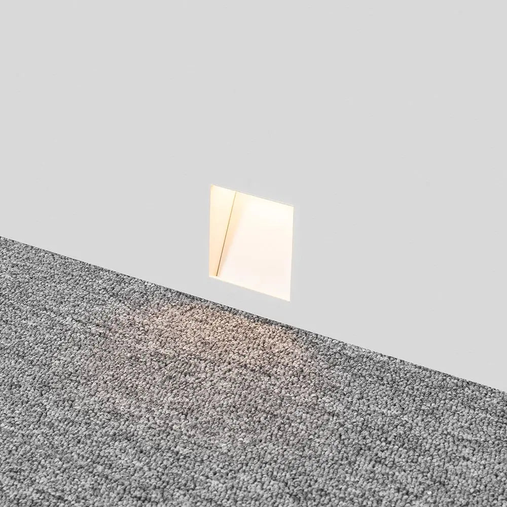 Frameless LED Sensor Wall Sconce With Perforated Panel Design