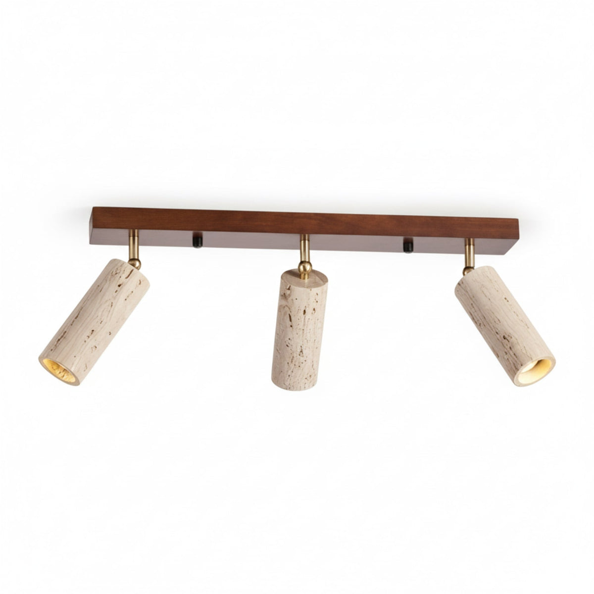 Modern Stone Linear Ceiling Light With Warm White Glow