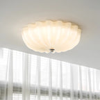 Vintage Glass Flush Mount Ceiling Light for Living Room